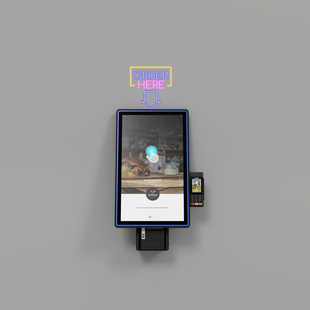 Borne kiosk comptoir / murale – vue 6