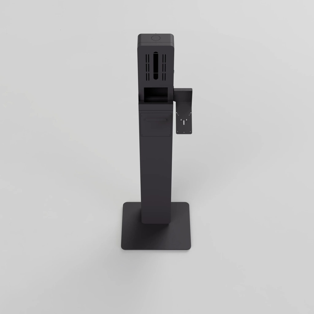 Pied de borne kiosk sur socle – vue 4
