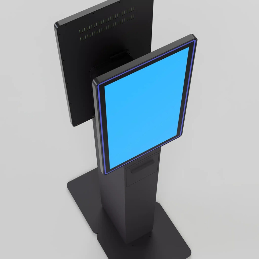Pied de borne kiosk sur socle – vue 5
