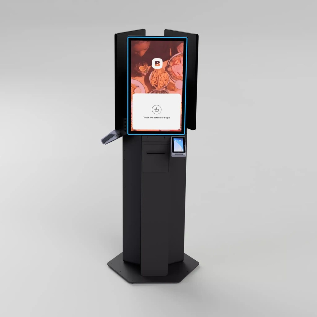 Borne kiosk triple face – vue 4